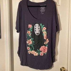 BOGO Torrid Spirited Away No Face shirt
